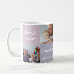 Moderner Tag Beste Opa je 4 Foto Kaffeetasse