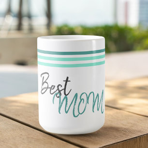 Moderner Tag der besten Mama Muttertag Kaffeetasse