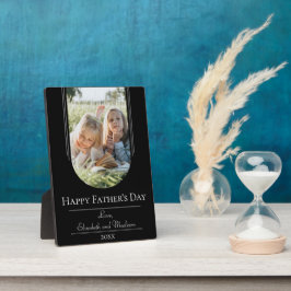 Moderner Tag des Fotos der Bogenrahmen | Schwarz Fotoplatte