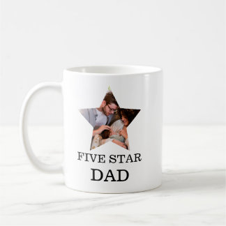 Moderner Tag Einzigartiger Vatertag Fünf-Sterne-Va Kaffeetasse