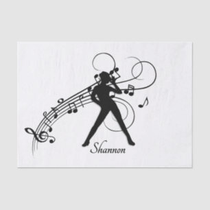 Moderner Tanz Seidenpapier