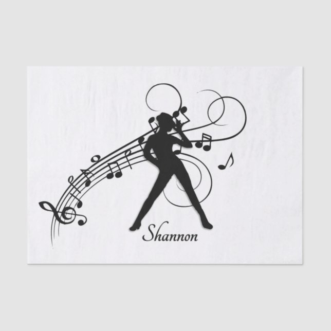 Moderner Tanz Seidenpapier (Vorderseite)