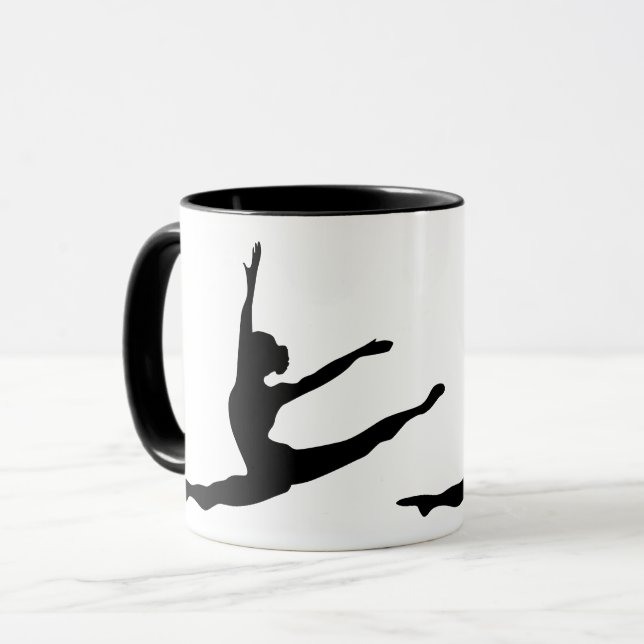 Moderner Tänzer Tasse (Vorderseite Links)