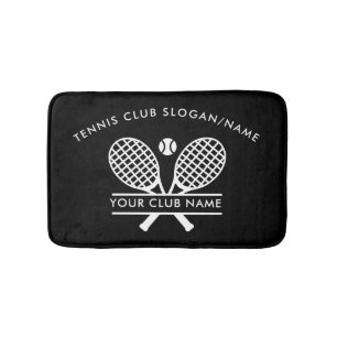 Moderner Tennis Country Club Name Team individuell Badematte