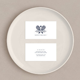 Moderner Tennistrainer Minimalistisch Visitenkarte