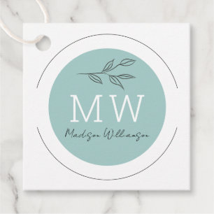 Moderner Therapeut Stylist Wellness-Center Minimal Geschenkanhänger