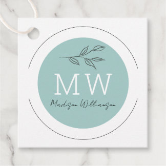 Moderner Therapeut Stylist Wellness-Center Minimal Geschenkanhänger