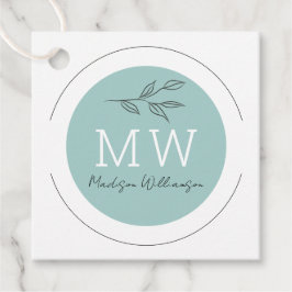 Moderner Therapeut Stylist Wellness-Center Minimal Geschenkanhänger