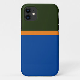 Moderner, tiefblauer orangefarbener, dunkelgrüner  Case-Mate iPhone hülle