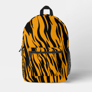 Moderner Tiger-Streifen-Wildnis-Abenteuerdruck Bedruckter Rucksack