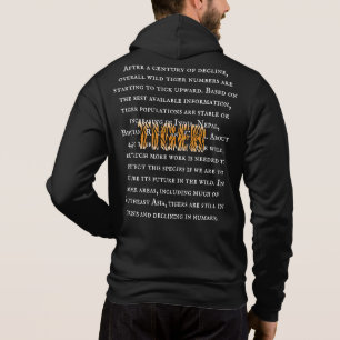 Moderner, trendiger Tiger-basierter Tiger schwarz- Hoodie