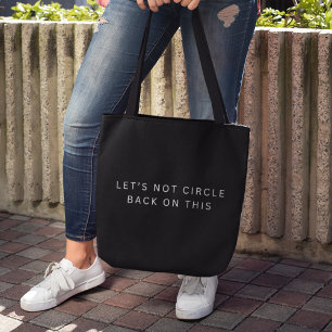 Moderner Trendkreis auf diesem Werktaschen