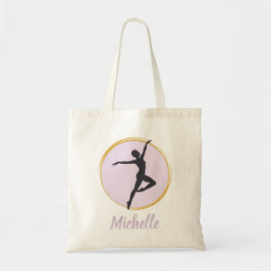 Moderner trendy Ballerina Balletanz Personalisiert Tragetasche