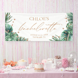 Moderner Tropischer Junggeselinnen-Abschied & Diam Banner