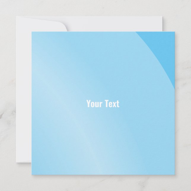 Moderner türkisfarbener moderner schattiger QR-Cod Karte (Vorderseite)