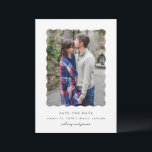 Moderner Typ Save The Date<br><div class="desc">Save the Date Fotokarte mit Single Foto und modernem Typ.</div>