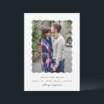 Moderner Typ Save The Date<br><div class="desc">Save the Date Fotokarte mit Single Foto und modernem Typ.</div>