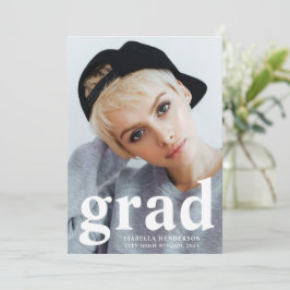 Moderner Typografie-Foto-Abschluss Ankündigung