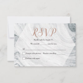 Moderner UAWG Chic RSVP Karte