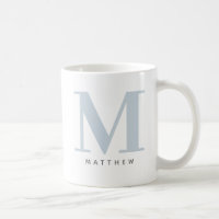Moderner überarbeiteter Mit Monogramm Erstkaffee &