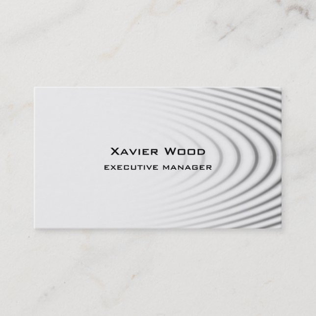 Moderner und eleganter Beruflicher Manager Visitenkarte (Vorderseite)