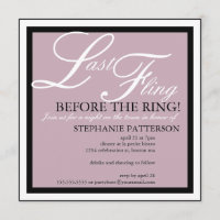 Moderner und eleganter Last Fling Junggeselinnen-A