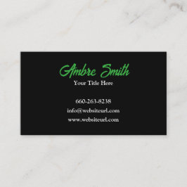 Moderner und sauberer Wäscheservice Visitenkarte