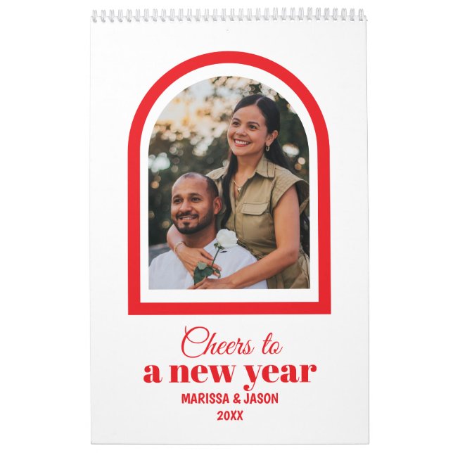 Moderner und wunderschöner Kalender 2026 mit Paarf (Titelbild)