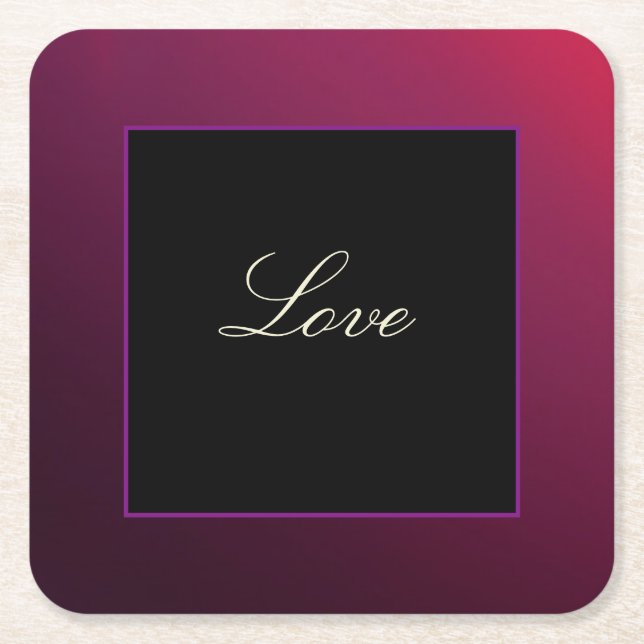 Moderner Untersetzer für Papier - Berry Minimalist (Vorderseite)