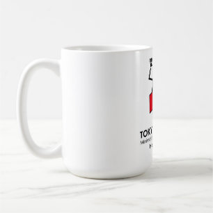 Moderner urbaner Gitarrespieler Grafik-Tokyo Edge Kaffeetasse
