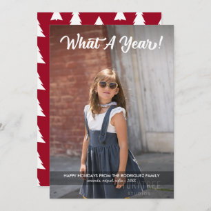 Moderner Urlaub nach Maß für Fotos Feiertagskarte