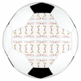 Moderner Urlaubs-Fußballball Weihnachten Fußball