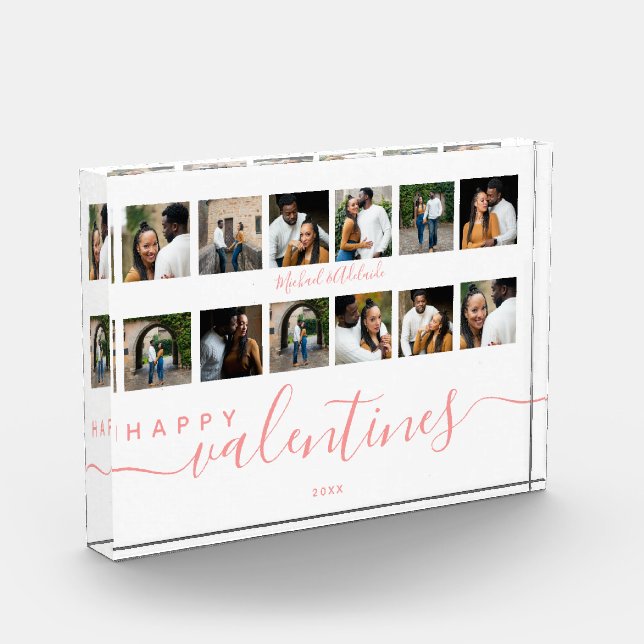 Moderner Valentinstag für individuell gestaltete F Fotoblock (Links)