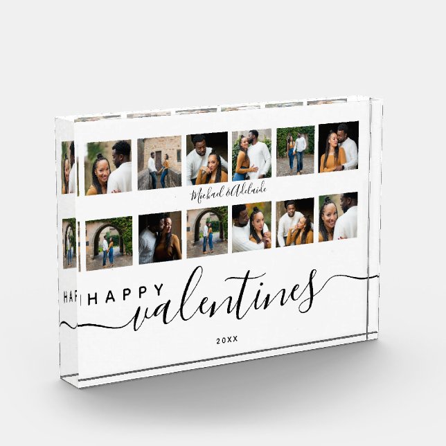 Moderner Valentinstag für individuell gestaltete F Fotoblock (Links)