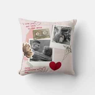 Moderner Valentinstag Personalisiertes Doppelzimme Kissen