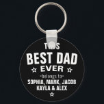 Moderner VATER gehört zum Vatertag Schlüsselanhänger<br><div class="desc">Personalisiert Dieser BESTE VATER je Daddy gehört zu Star Vatertag Schlüsselanhänger Personalisieren Sie es mit den Namen Ihrer Kinder.</div>