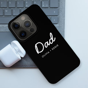 Moderner Vater   Kinder Namen Vatertagskript schwa iPhone 15 Pro Hülle
