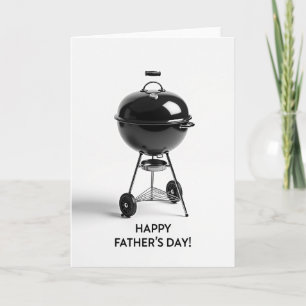 Moderner Vatertag Grillkarte Karte