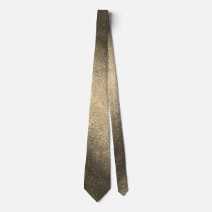 Moderner Vatertag Hochzeit Gold Glitter Funkeln Krawatte