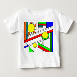 Moderner verklebter Glass-Look Baby T-shirt