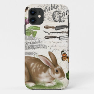 Moderner Vintage Französischer Gartenhase Case-Mate iPhone Hülle