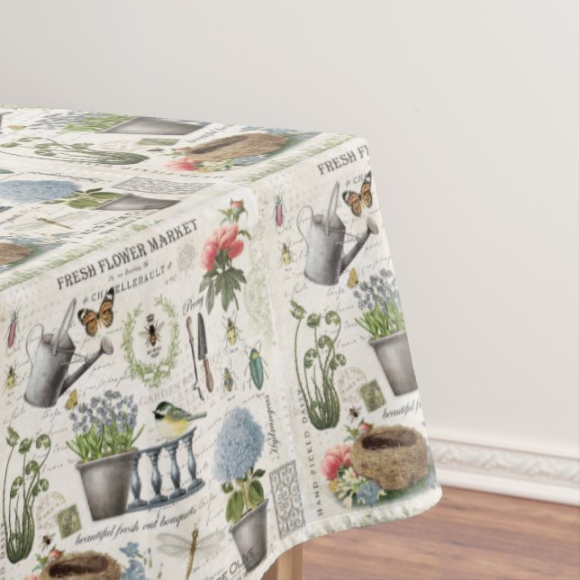 Moderner Vintager Bauernhof Tischdecke (Beispiel)