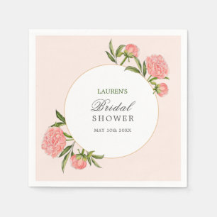 Moderner Vintager Brautparty-Cocktail Napki Serviette