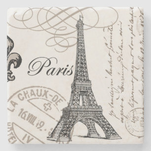 MODERNER VINTAGER EIFFEL-TURM STEINUNTERSETZER