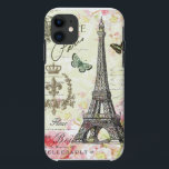 moderner Vintager Franzoseeiffel-Turm Case-Mate iPhone Hülle<br><div class="desc">moderner Vintager Franzoseeiffel-Turm</div>