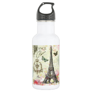 moderner Vintager Franzoseeiffel-Turm Trinkflasche