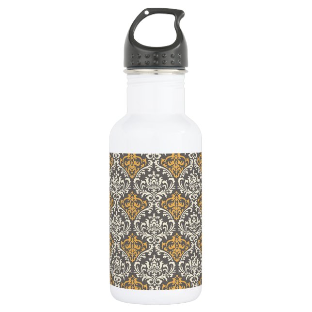 moderner Vintager Graudamast Edelstahlflasche (Vorderseite)