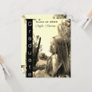 Moderner Vintager natürlicher Foto Abschluss