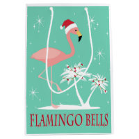 MODERNER VINTAGER RETRO WEIHNACHTSflamingo