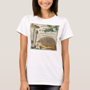 moderner Vintager WaldIgel T-Shirt